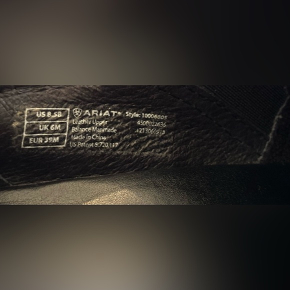 Ariat Sutter Women's Black Leather Professional Work Clog Size 8.5 - Picture 7 of 7